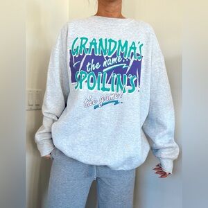 Vintage 90’s Grandma is the name spoiling is the game sweatshirt -XL